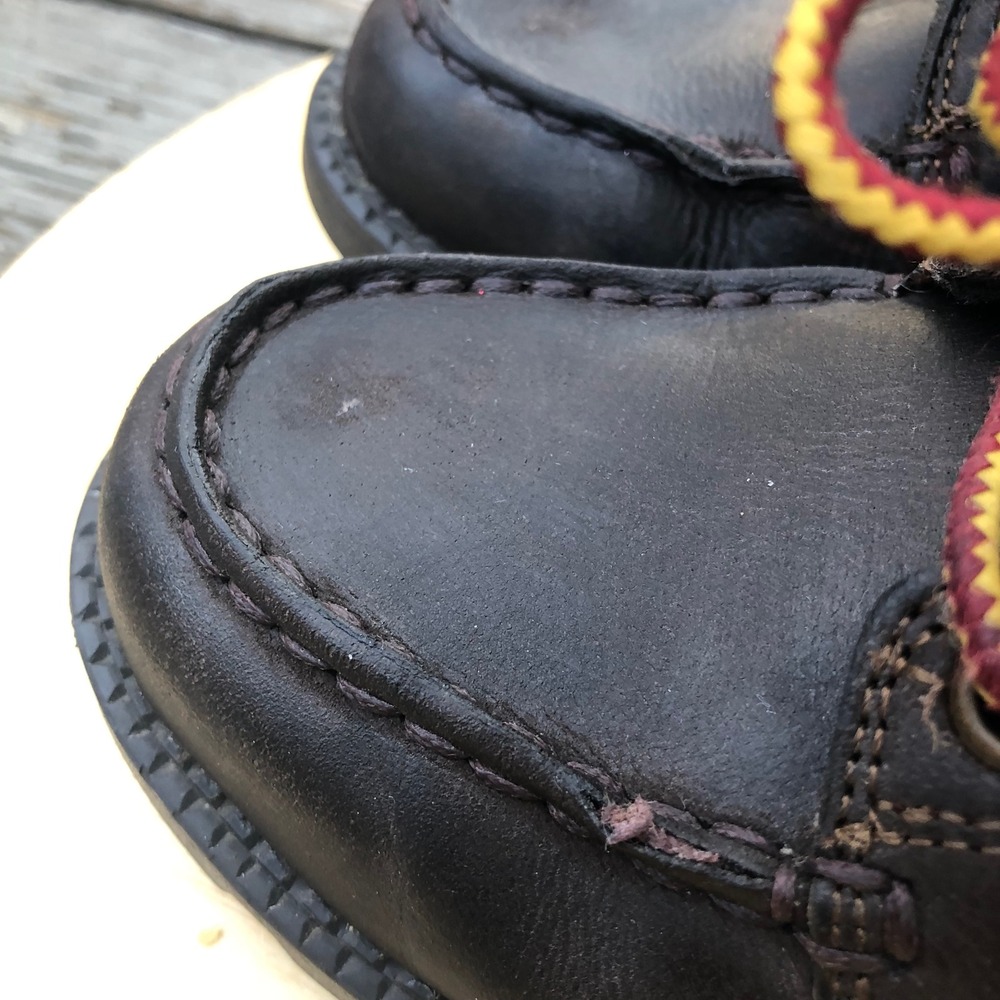 Polo Ralph Lauren Ranger Hi II Polo Bear Boots Boys 1 US Brown Leather Buckle - Picture 13 of 16